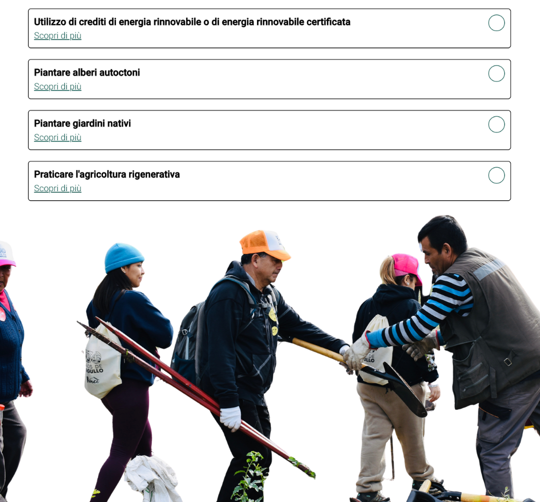 Il tuo percorso personalizzato verso la conversione ecologica